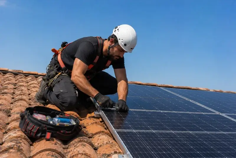 Maintenance et monitoring de panneaux solaires à Rohrwiller